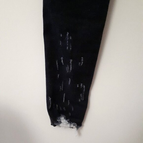 NWOT IRO black faded wash skinny low rise distressed denim jeans, 28 - Picture 9 of 9